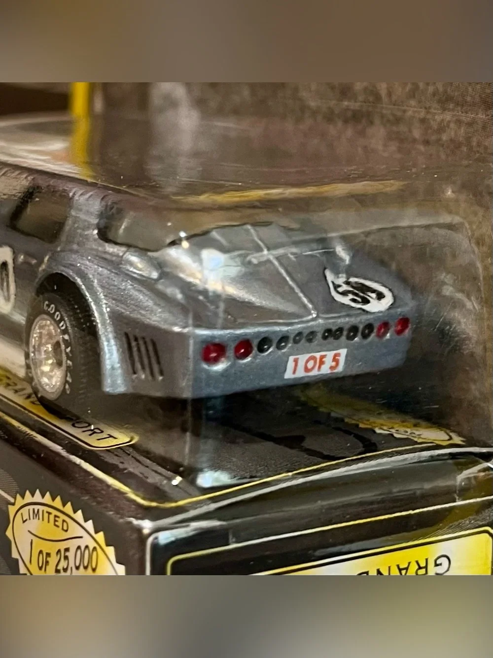 Matchbox 1995 Premiere series Corvette Grand Sport Limited Edition Silver